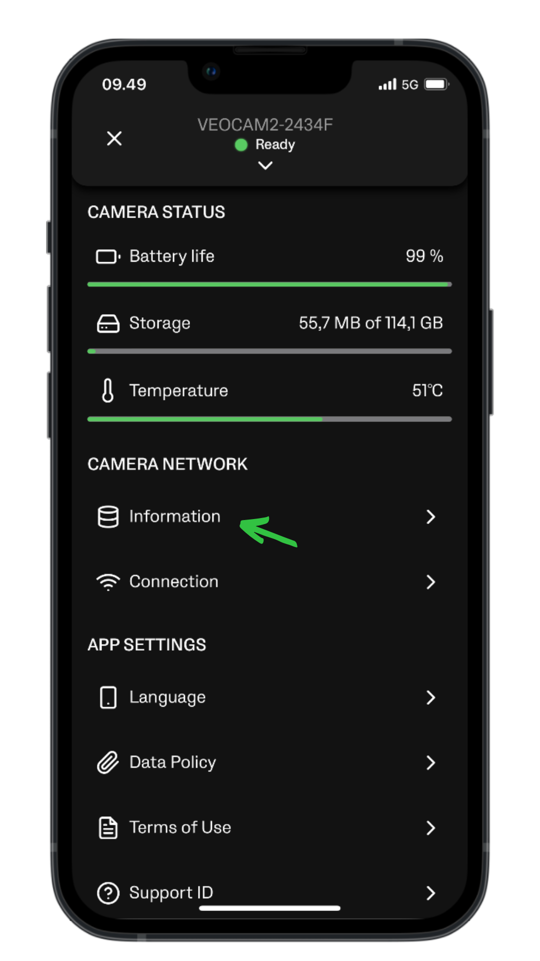 How to find the IMEI number of your Veo Cam 2 – Veo