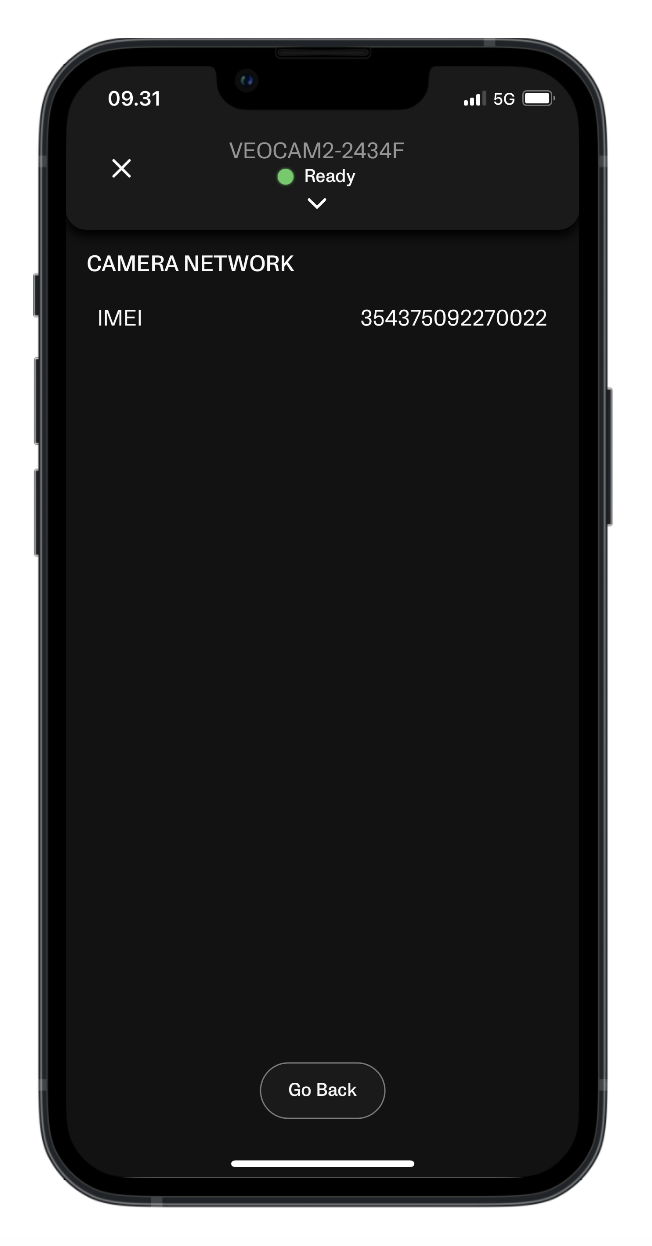 How to find the IMEI number of your Veo Cam 2 – Veo