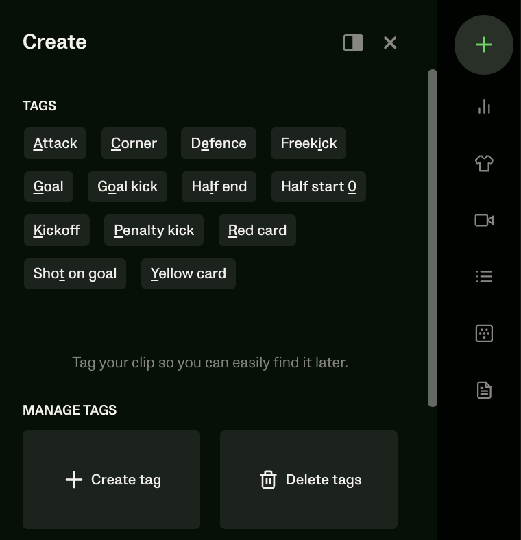 Create a new clip