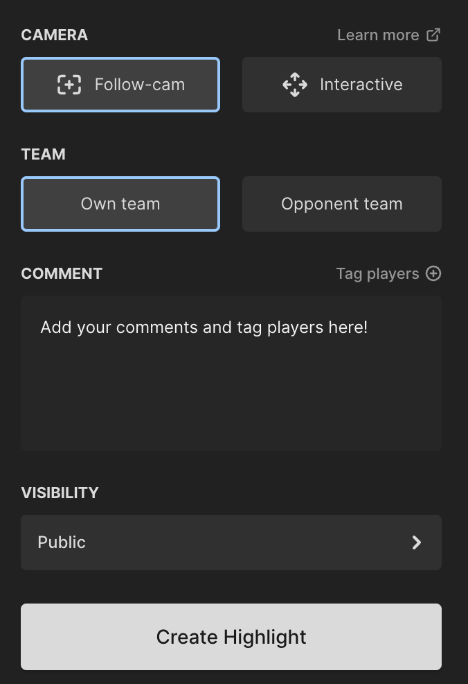 Tag players