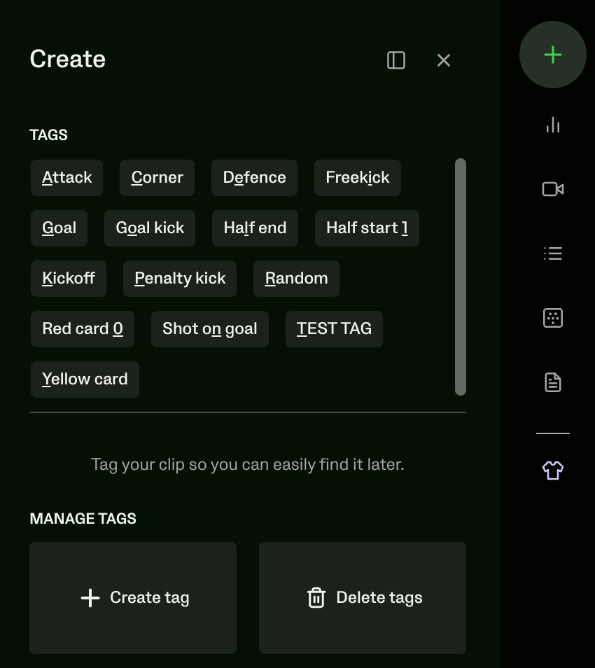 Create new clip
