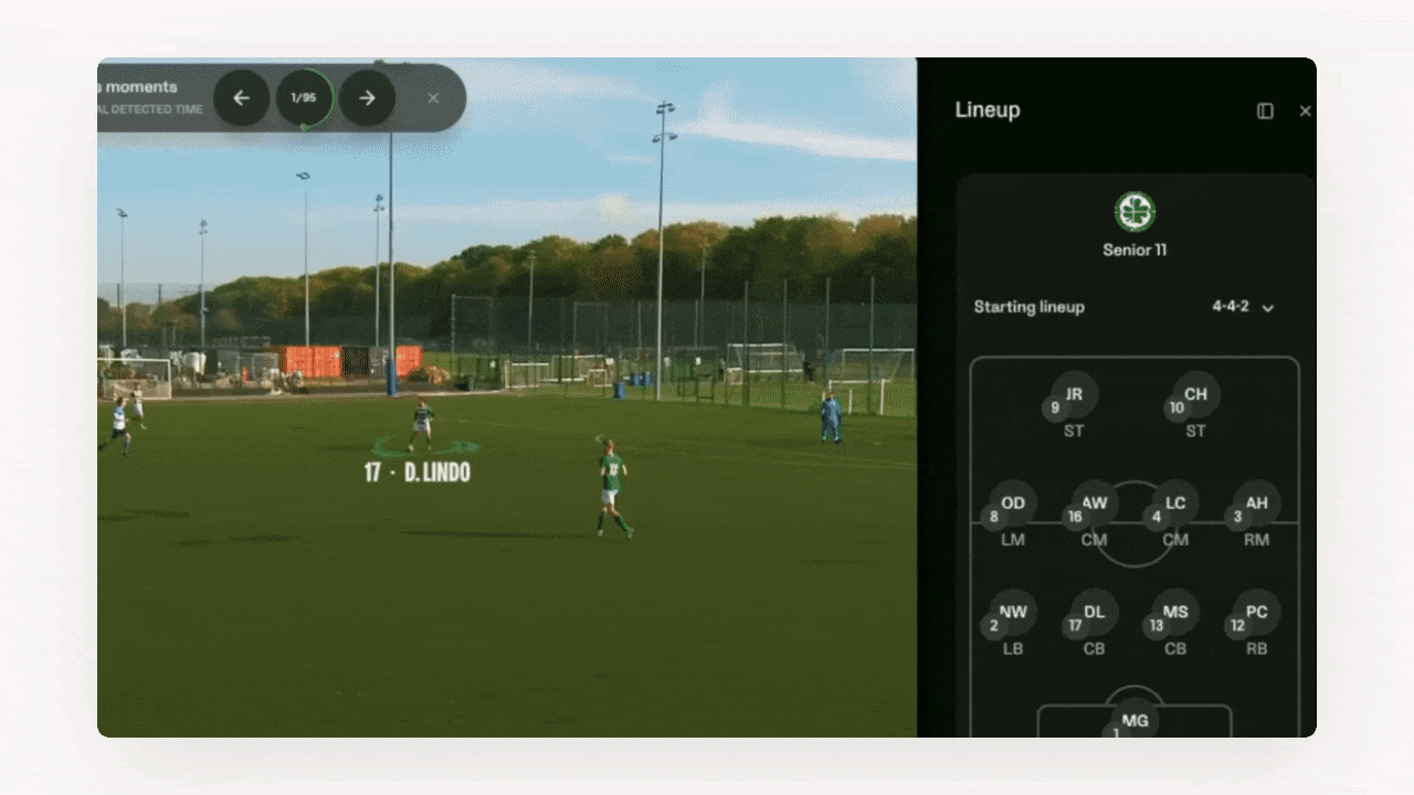 Screen showing the player information under the circle highlighting them.gif