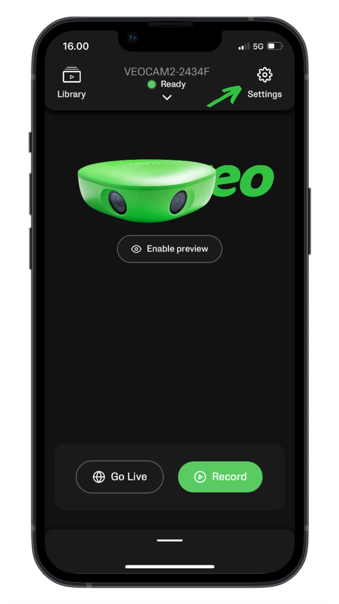 Ustawienia iOS