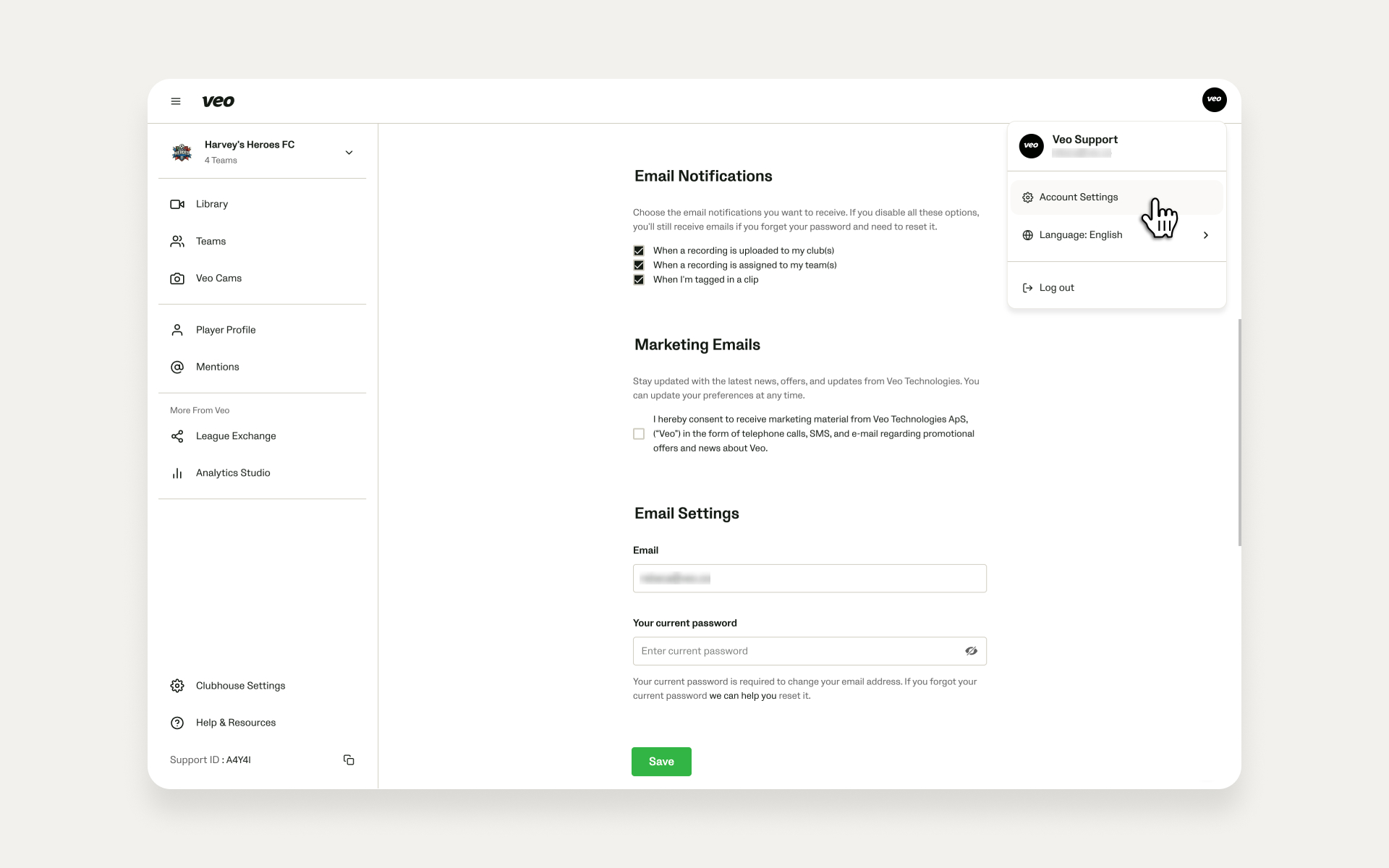 Come accedere alle notifiche email